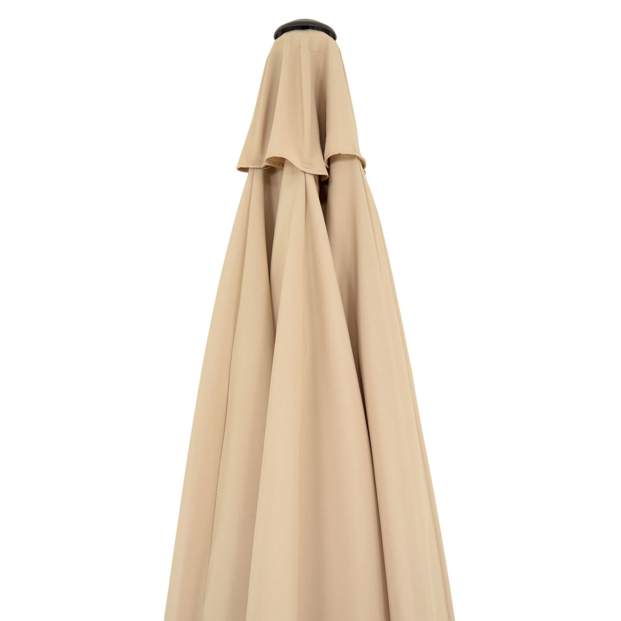 Umbrela rotunda de soare Flippy, diametru 2.70 m, crem — imagine 7