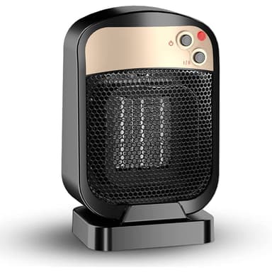 Radiator electric vertical Flippy 1800W 3 trepte de putere Negru