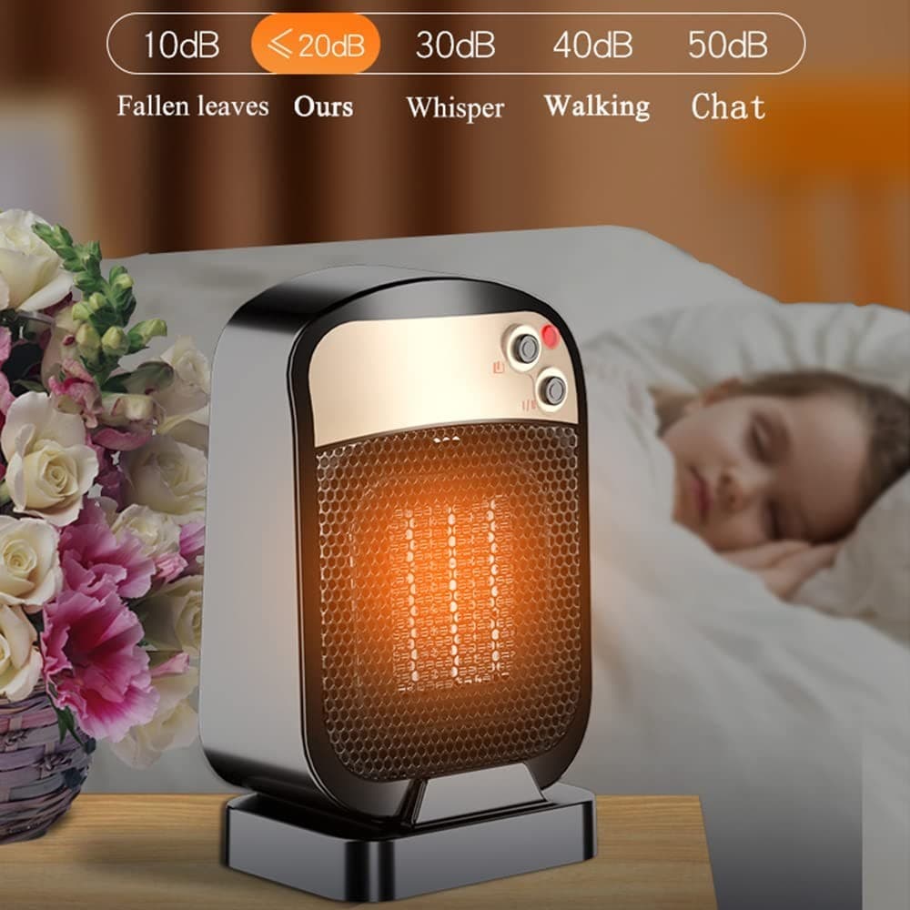Radiator electric vertical Flippy 1800W 3 trepte de putere Negru — imagine 3