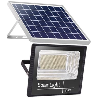 Proiector LED Solar Exterior IP67 100W cu Panou Solar Flippy
