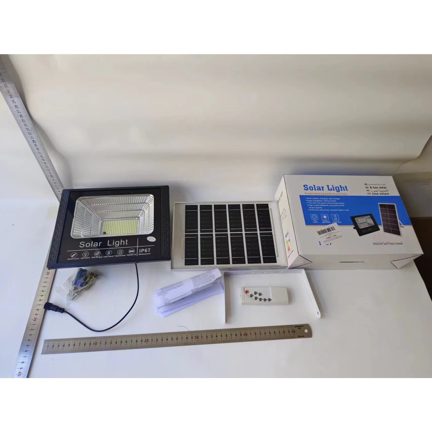 Proiector LED Solar Exterior IP67 100W cu Panou Solar Flippy — imagine 12