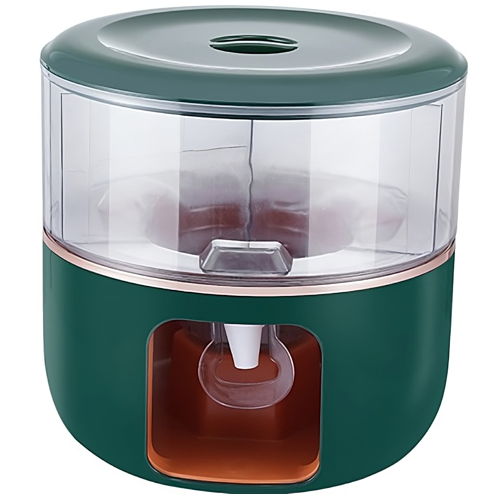 Dozator de apa Flippy, 3 compartimente rotative, capacitate 6l, verde — imagine 1