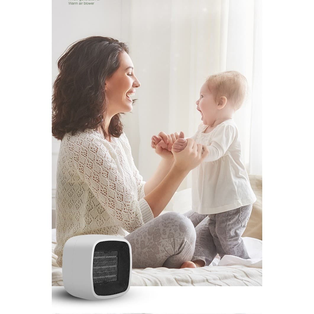 Radiator electric portabil mini Flippy 800 W 2 trepte Alb — imagine 2