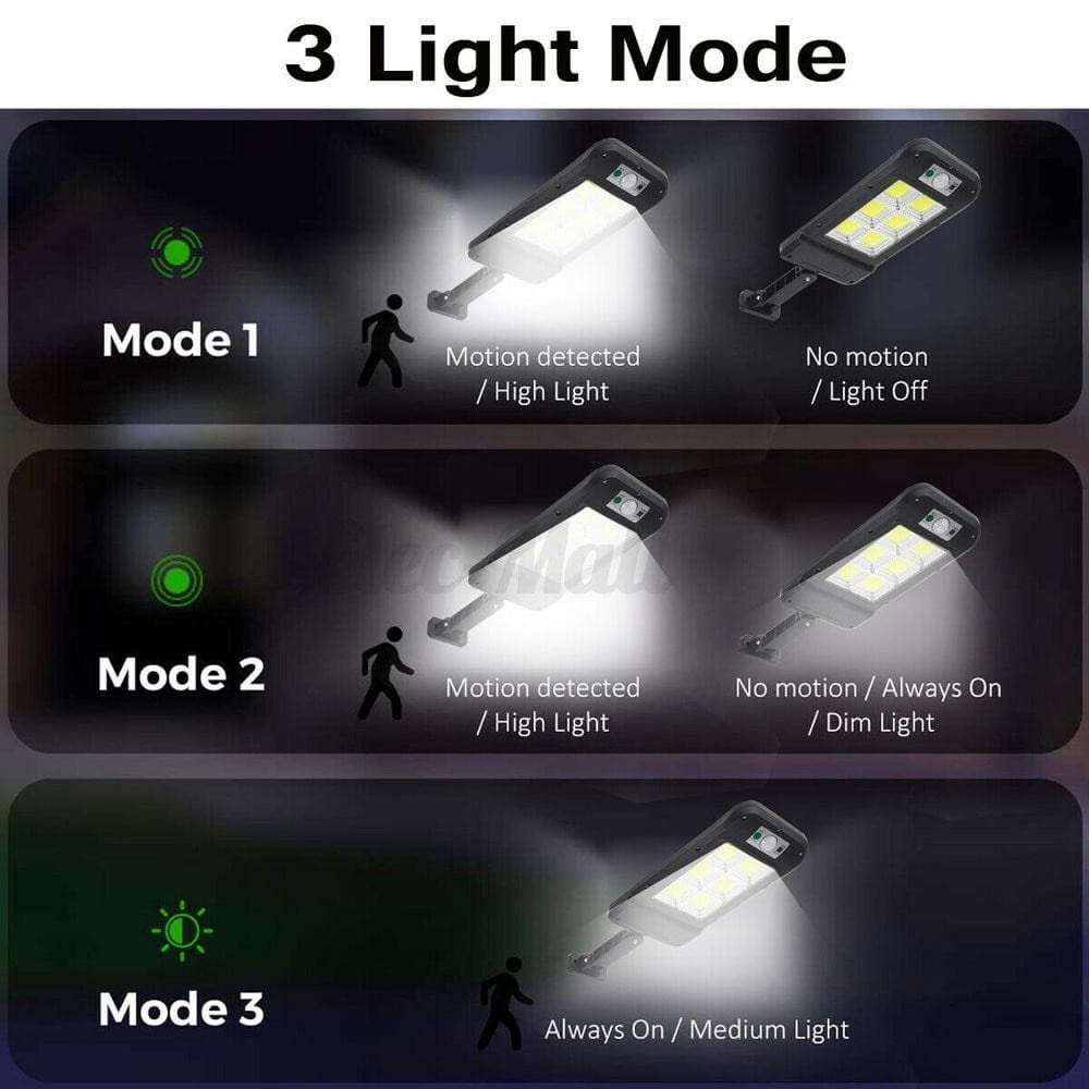 Lampa solara de exterior LED Flippy, 3072 Lumeni, Senzor de miscare, IP65 — imagine 2