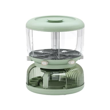 Dozator Etajat de Cereale Flippy Rotativ 360 6 Compartimente Capacitate 10L
