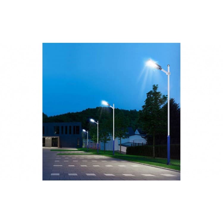 Lampa solara stradala Flippy cu senzor de miscare, 240 LED, 250W, IP65, negru — imagine 2