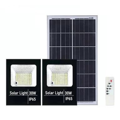 Proiectoare LED SMD solare Flippy, 30W, set 2 bucati