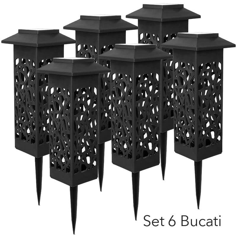 Lampa solara LED set 6 bucati Flippy pentru gradina — imagine 3