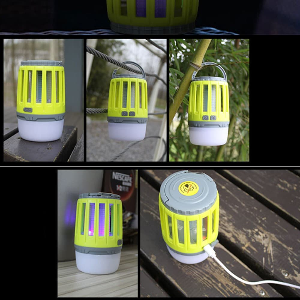 Lampa UV anti insecte Flippy Portabila USB Verde — imagine 4