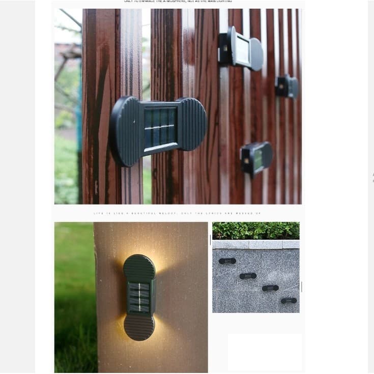 Aplica solara LED Flippy Set 4 Bucati pentru perete scari — imagine 5