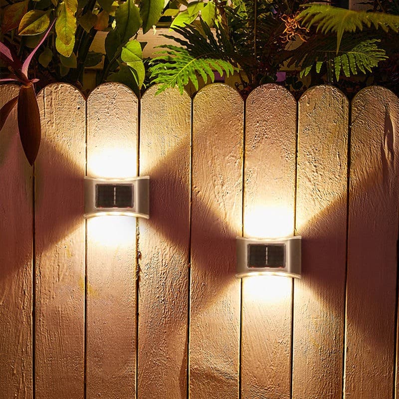 Aplica solara LED Flippy Set 4 Bucati pentru Gradina, Alb Cald, Gri — imagine 7