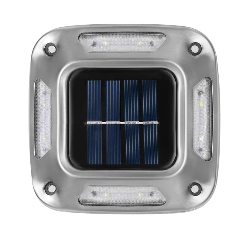 Lampa solara LED pentru gradina, Set 4 Bucati, Senzor de miscare, Flippy — imagine 3
