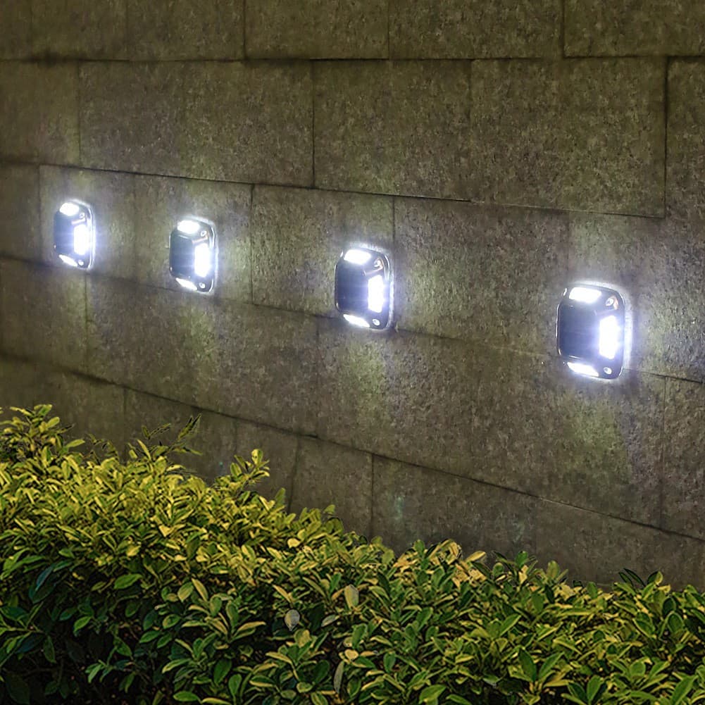 Lampa solara LED pentru gradina, Set 4 Bucati, Senzor de miscare, Flippy — imagine 4