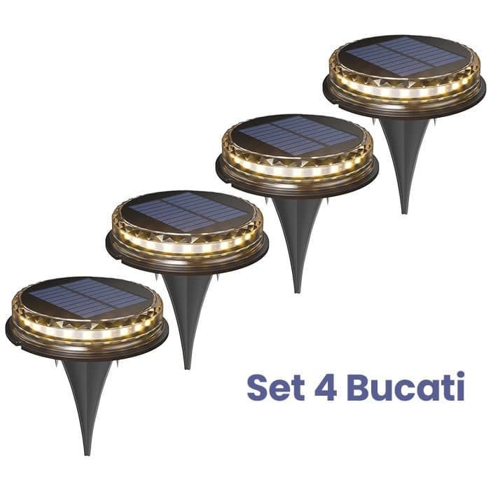 Lampa solara LED Flippy Set 4 bucati Spot pentru Gradina — imagine 2