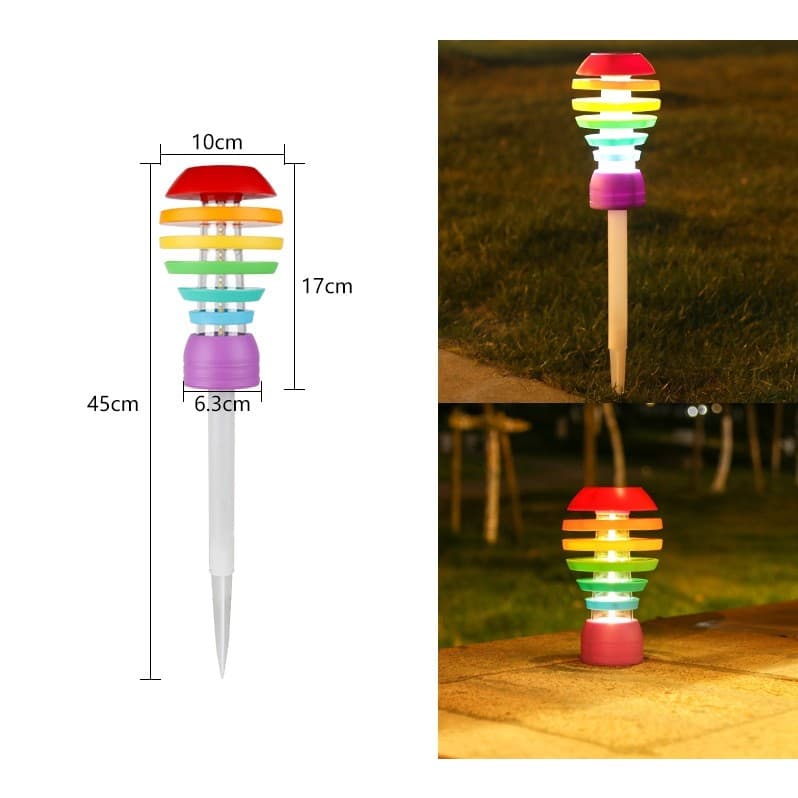 Lampa solara LED pentru gradina, Flippy, design modern, 45 cm — imagine 3