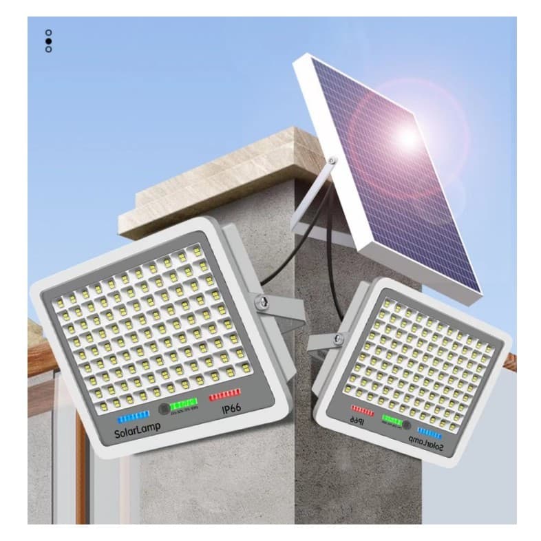Proiector LED Solar cu Panou, Flippy, Senzor de lumina, IP67 — imagine 6