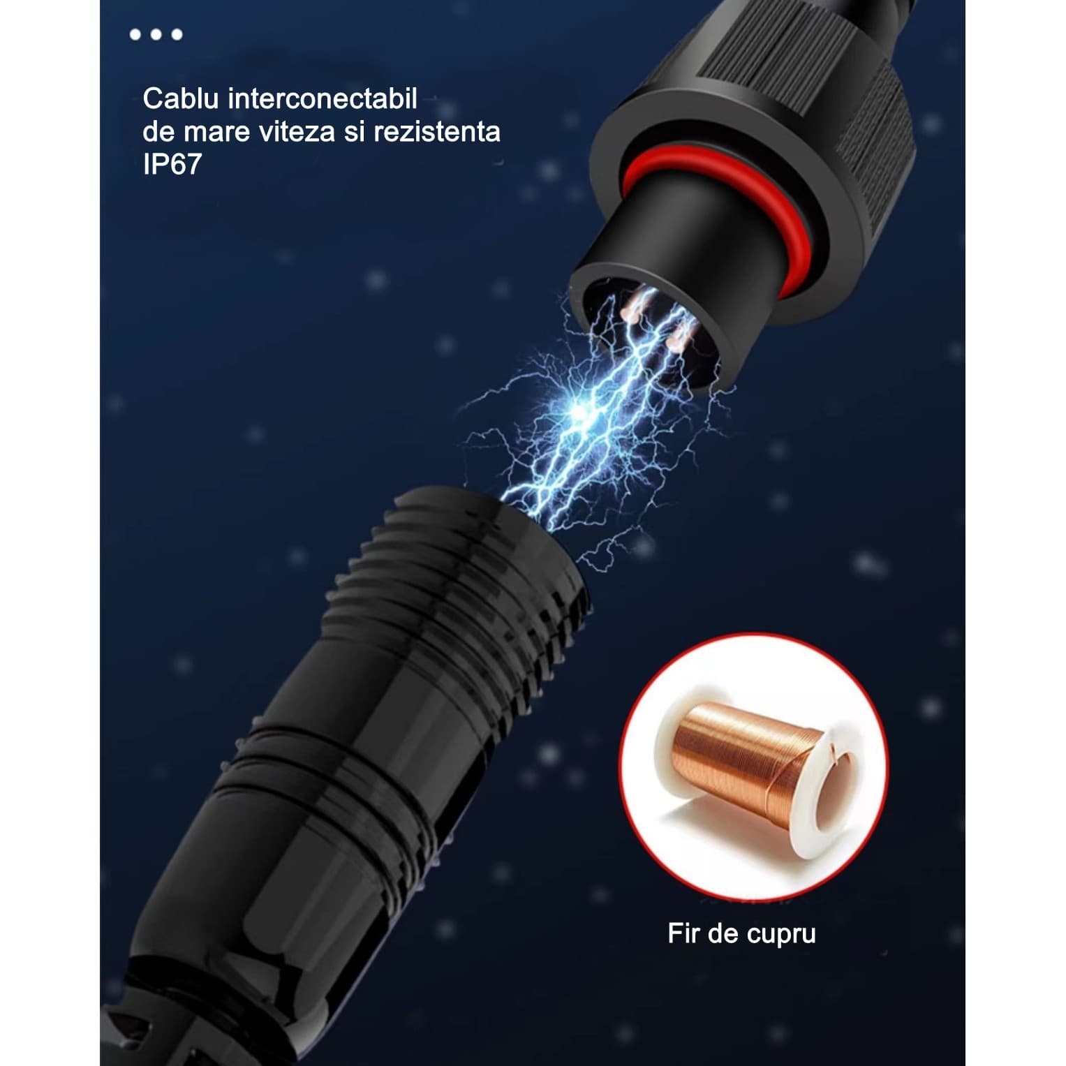 Proiector LED Solar cu Panou, Flippy, Senzor de lumina, IP67 — imagine 7