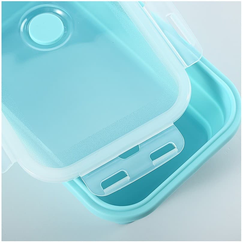 Caserole pliabile Flippy Set 3 Silicon Albastru — imagine 2