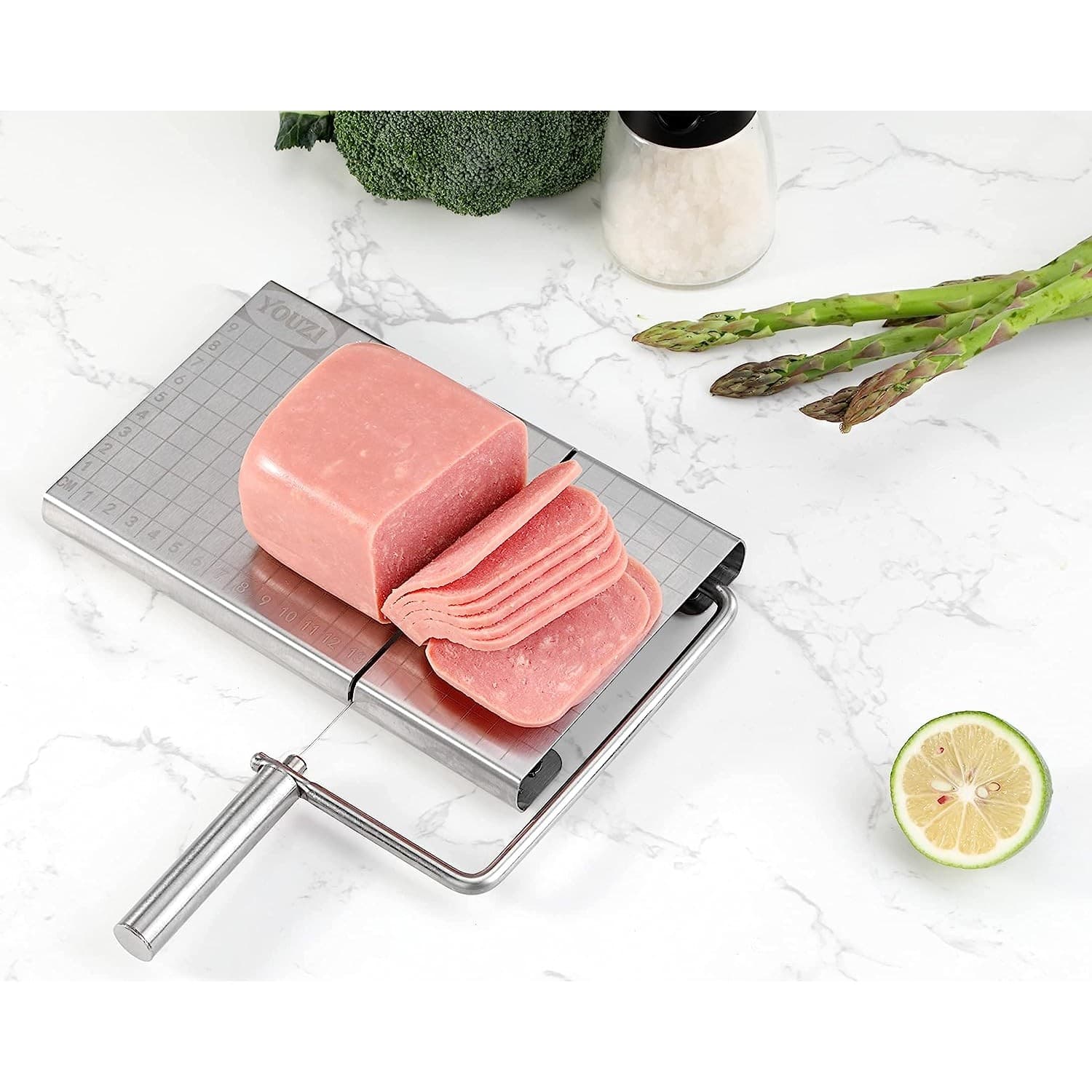 Feliator manual Flippy pentru taitere alimente, din otel inoxidabil — imagine 7