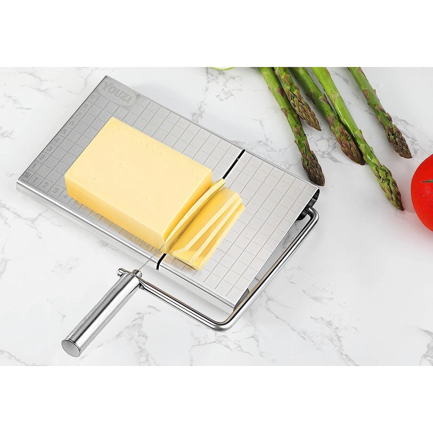 Feliator manual Flippy pentru taitere alimente, din otel inoxidabil — imagine 8