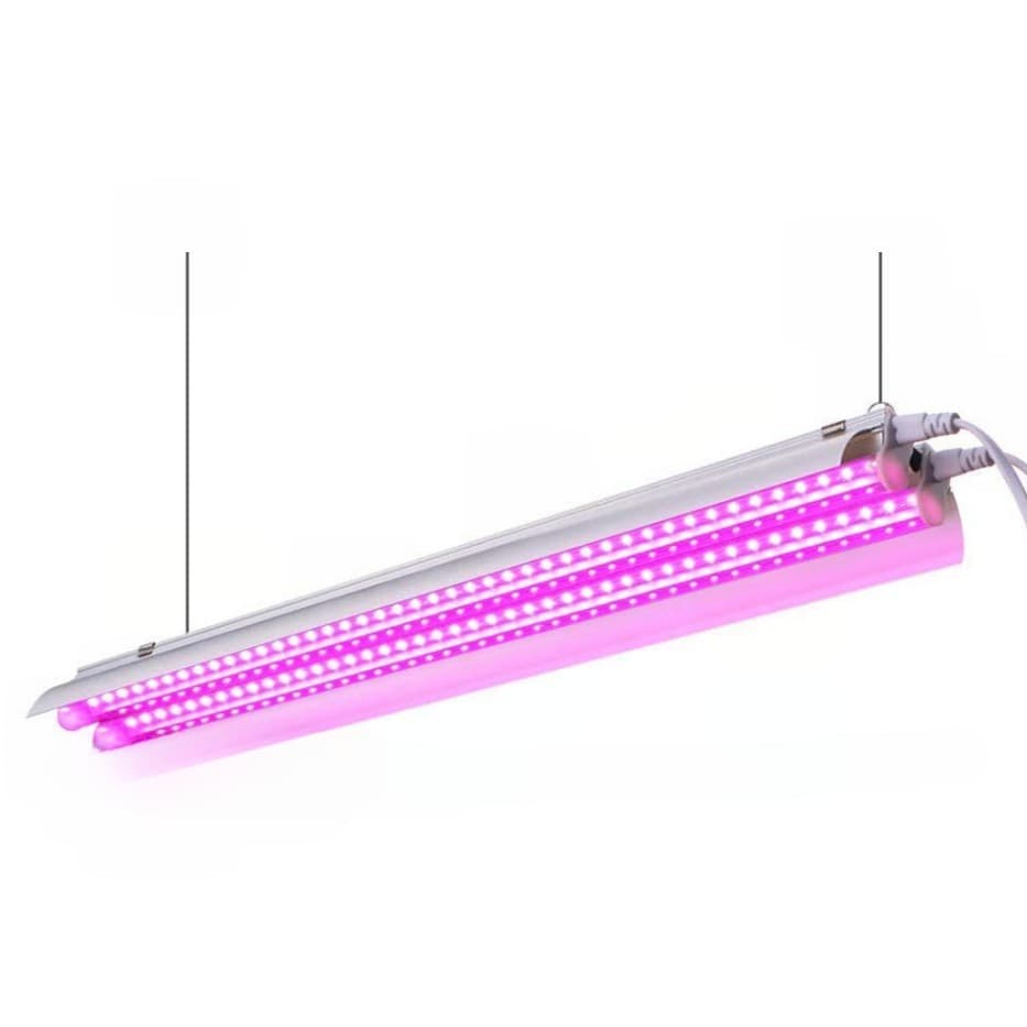 Lampa dubla pentru cresterea plantelor Flippy, 50 cm, LED — imagine 1
