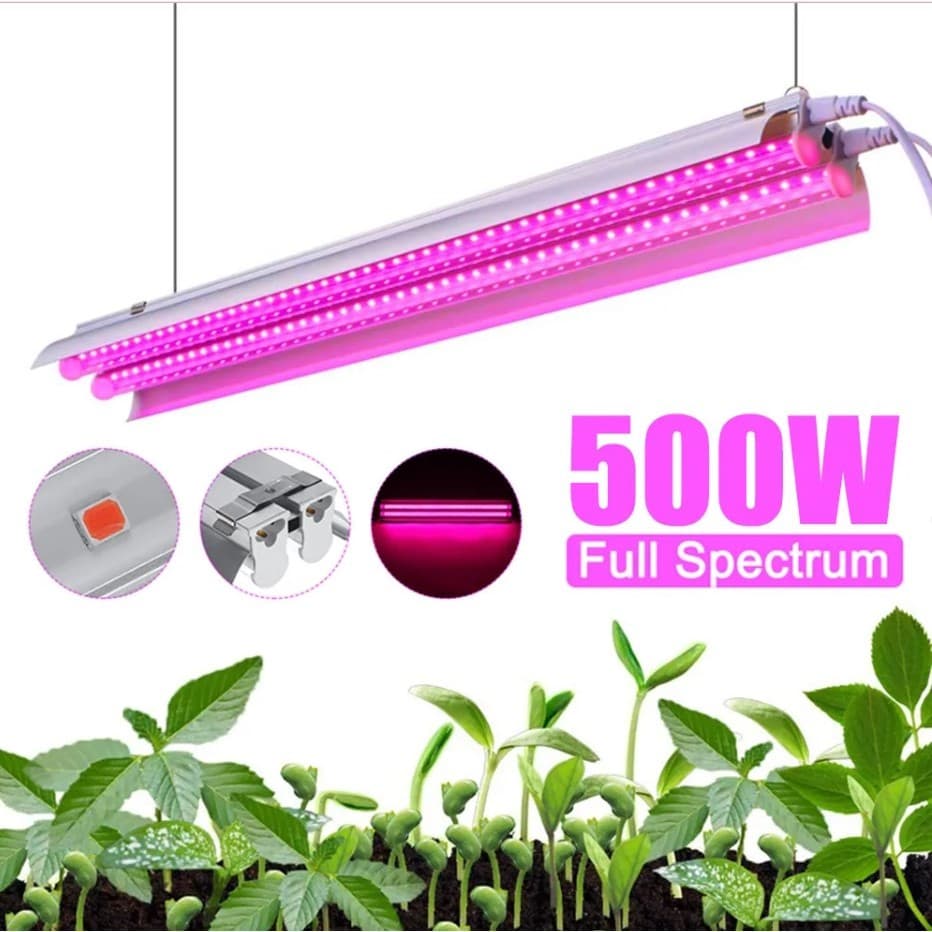 Lampa dubla pentru cresterea plantelor Flippy, 50 cm, LED — imagine 3