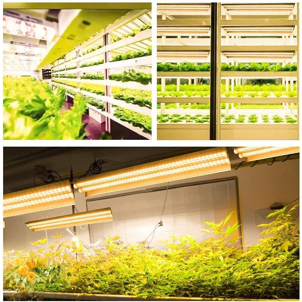 Lampa dubla pentru cresterea plantelor Flippy 50 cm T5 LED Alb cald — imagine 6