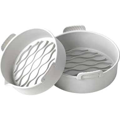 Set 2 Tavi de silicon ecologic pentru air fryer Flippy