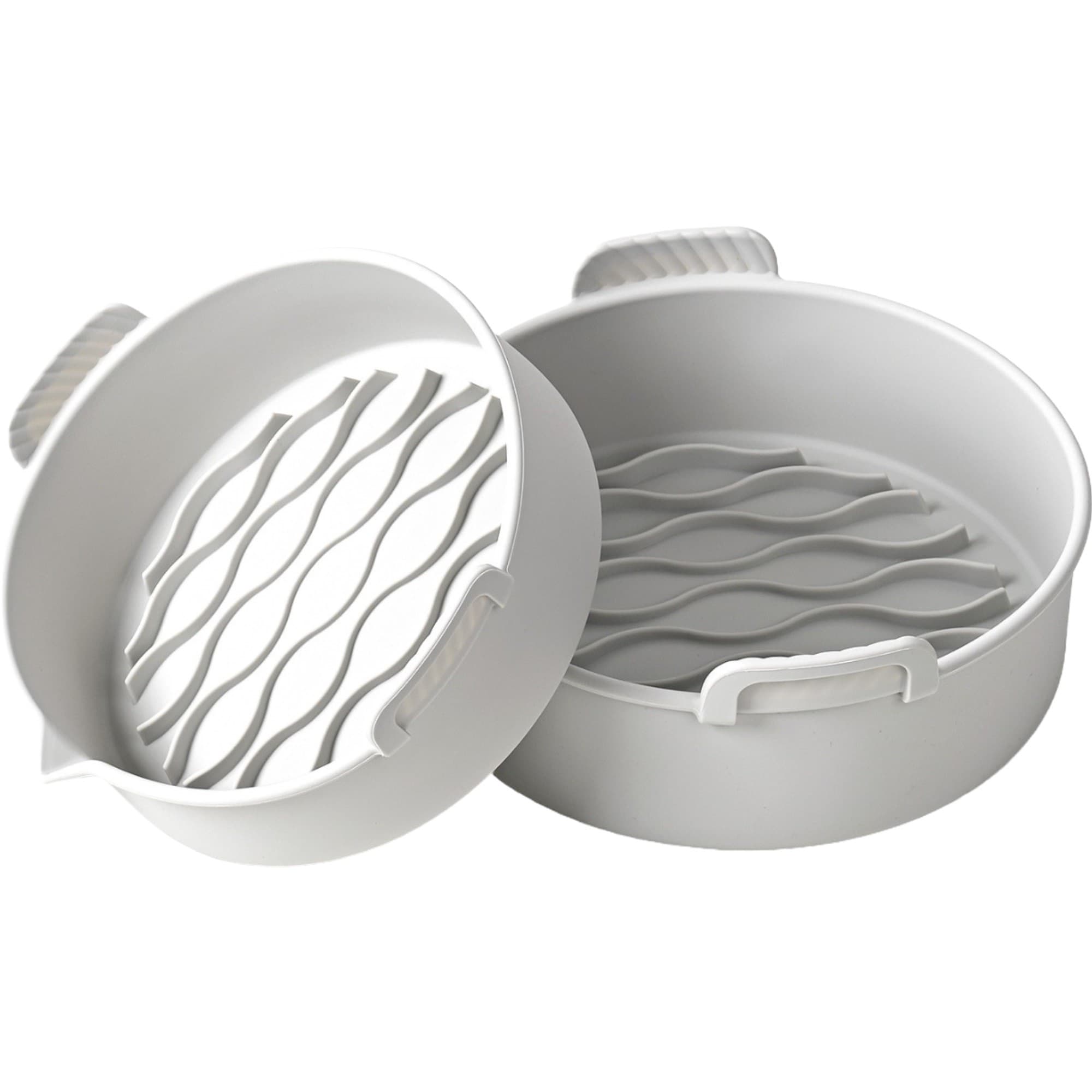 Set 2 Tavi de silicon ecologic pentru air fryer Flippy — imagine 1