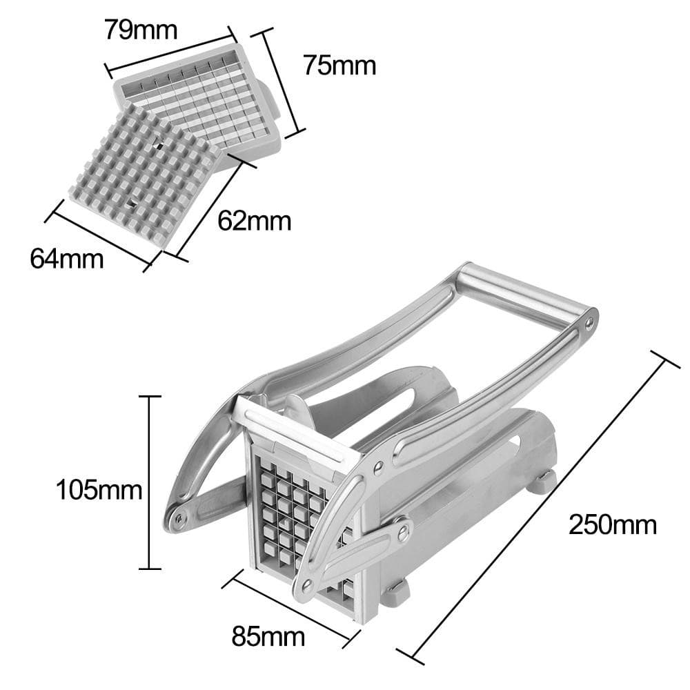 Feliator manual Flippy pentru cartofi pai si legume din inox — imagine 4