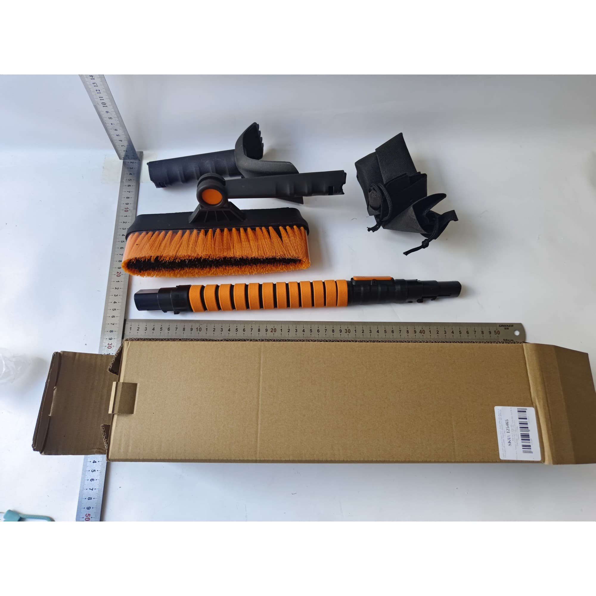 Perie si Racleta Rotativa 3 in 1 Flippy Pentru zapada Telescopica 100 x 25 cm — imagine 5