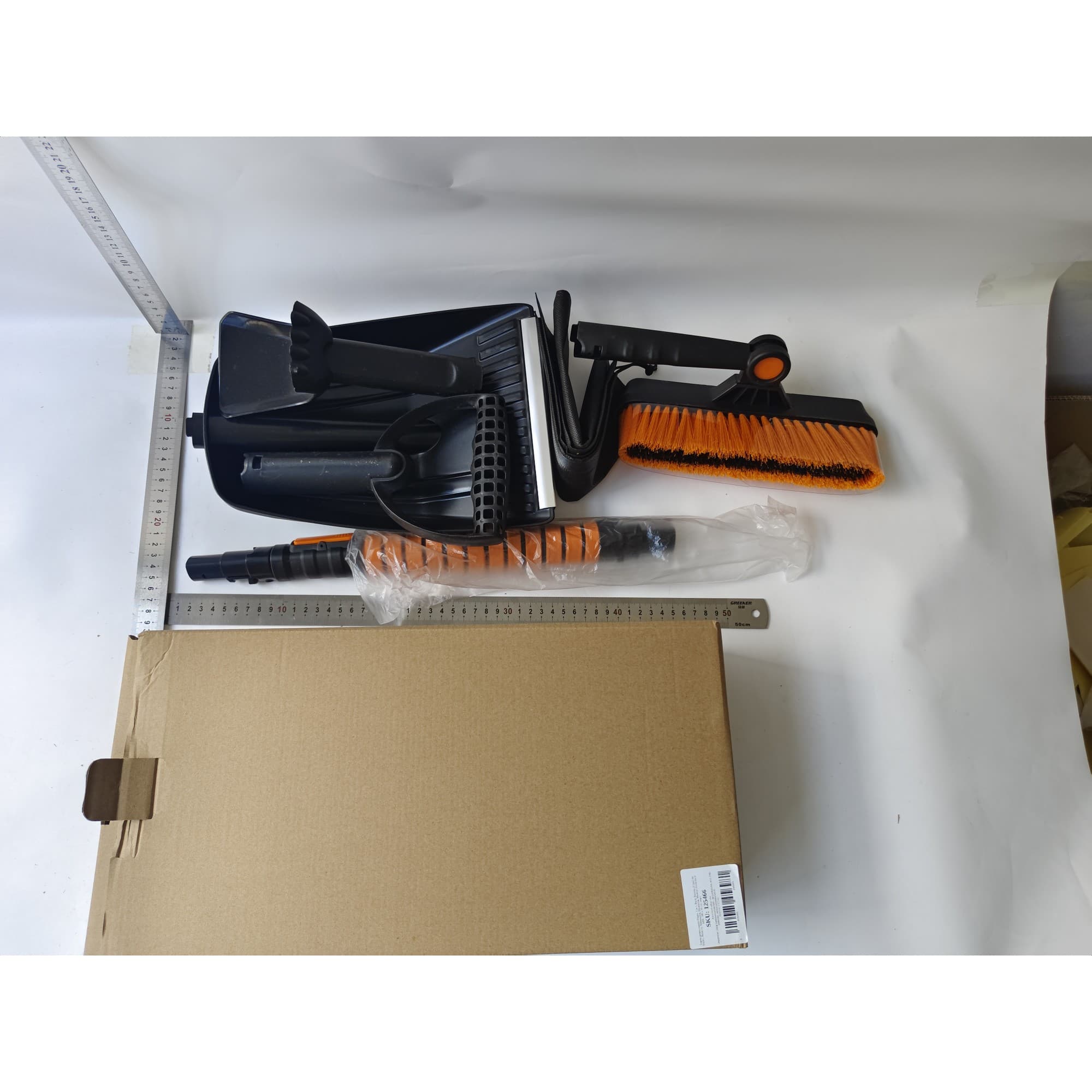 Lopata pentru zapada 5 in 1, Perie, Racleta, Telescopica, Flippy — imagine 7