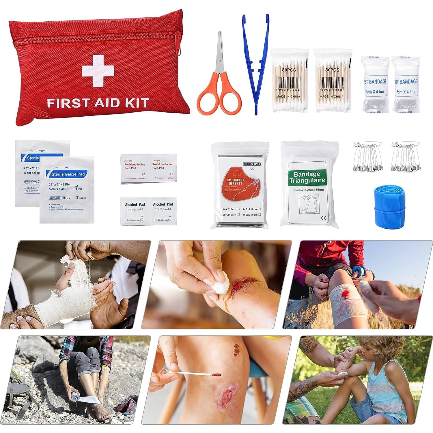 Kit supravietuire multifuncional Flippy 42 de Instrumenturi Profesionale Echipament de Prim Ajutor — imagine 4