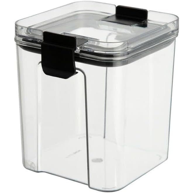 Recipiente Depozitare Alimente Flippy Set 4 Inchidere Ermetica Transparent Plastic Compatibile cu Masina de Spalat Vase — imagine 4