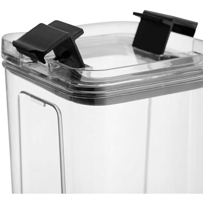 Recipiente Depozitare Alimente Flippy Set 4 Inchidere Ermetica Transparent Plastic Compatibile cu Masina de Spalat Vase — imagine 5