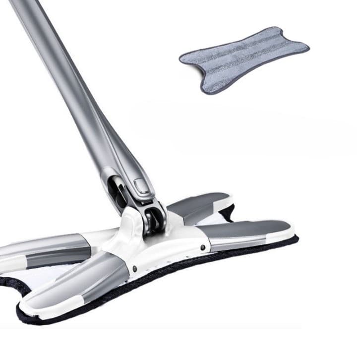 Mop Flippy Plat cu sistem de stoarcere 4 lavete lungime telescopica 140 cm — imagine 1