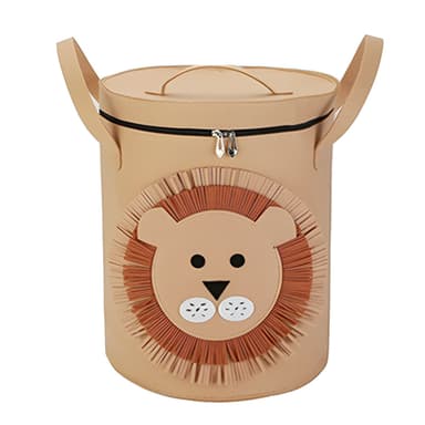 Cutie de Depozitare 2In1 Flippy Impermeabila Covor pentru Jucarii si Lego Maro