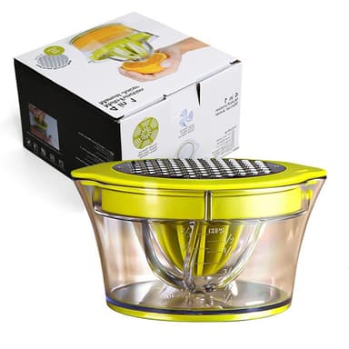 Storcator de Fructe 2 in 1 Flippy cu Razatoare si Separator Ou Verde