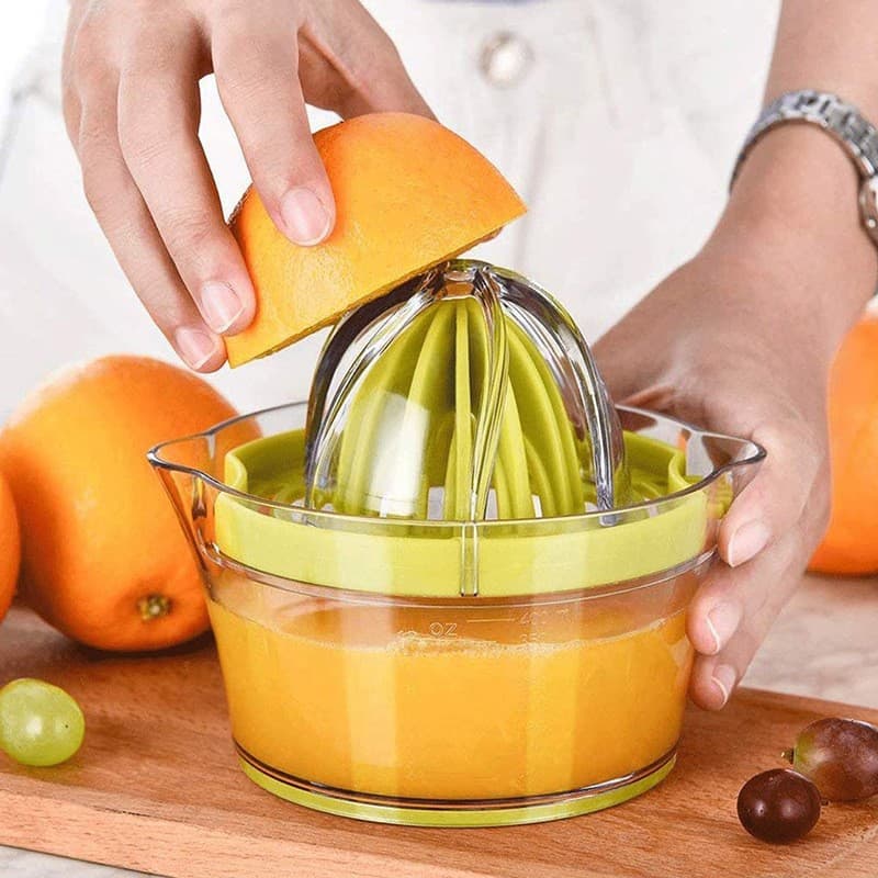 Storcator de Fructe 2 in 1 Flippy cu Razatoare si Separator Ou Verde — imagine 5