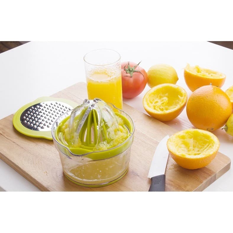 Storcator de Fructe 2 in 1 Flippy cu Razatoare si Separator Ou Verde — imagine 6