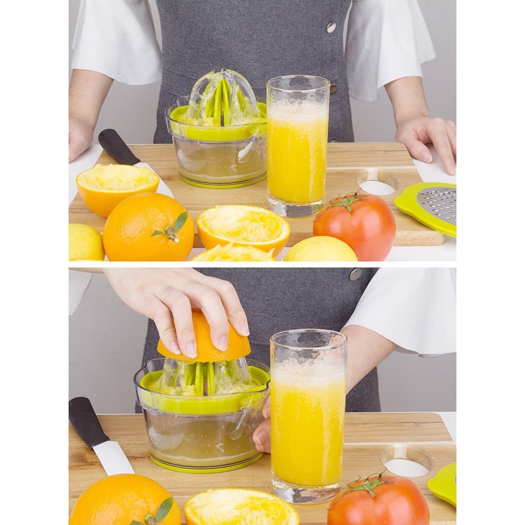Storcator de Fructe 2 in 1 Flippy cu Razatoare si Separator Ou Verde — imagine 7