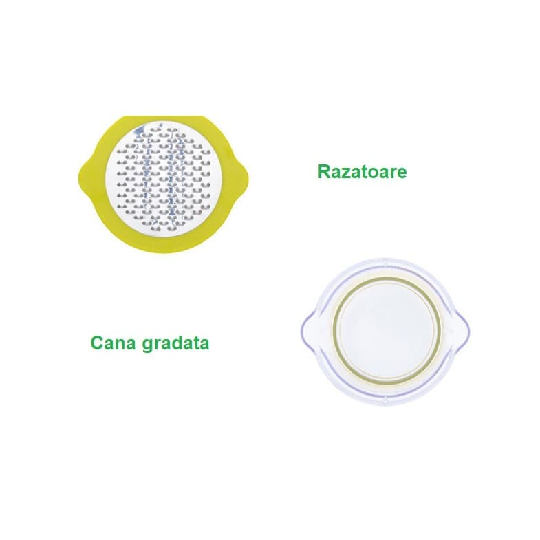Storcator de Fructe 2 in 1 Flippy cu Razatoare si Separator Ou Verde — imagine 9