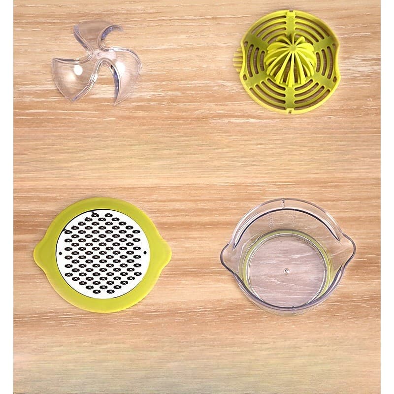 Storcator de Fructe 2 in 1 Flippy cu Razatoare si Separator Ou Verde — imagine 11
