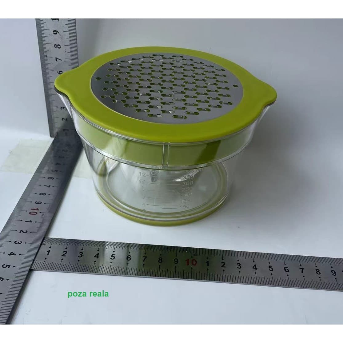 Storcator de Fructe 2 in 1 Flippy cu Razatoare si Separator Ou Verde — imagine 14
