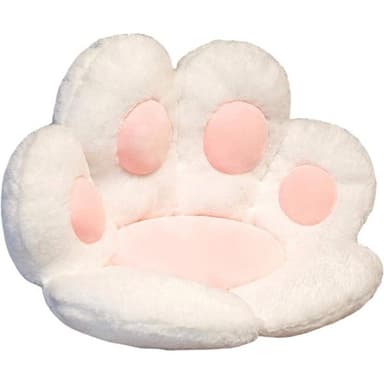 Perna Decorativa Flippy Laba de Pisica Alb 80x70 cm