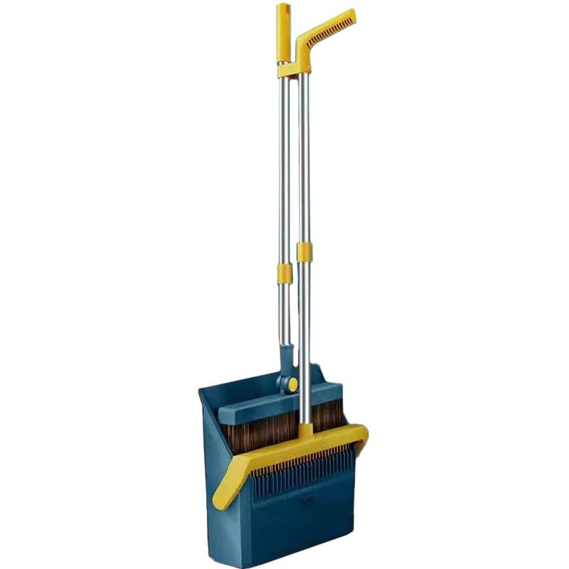 Set Matura si Faras Flippy Rotativ, pliabil, detasabil, Otel inoxidabil si Polipropilena, 99 x 30 cm Albastru — imagine 1