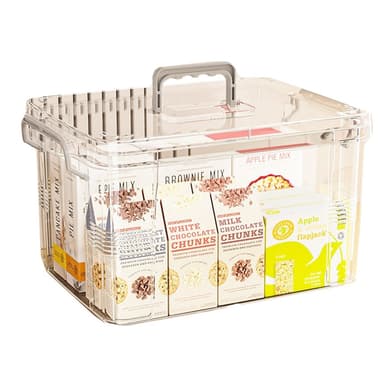 Cutie de depozitare Flippy Tip Valiza Transparent 23L