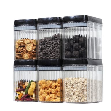 Set recipiente plastic Flippy, 6 bucati x 1.5l