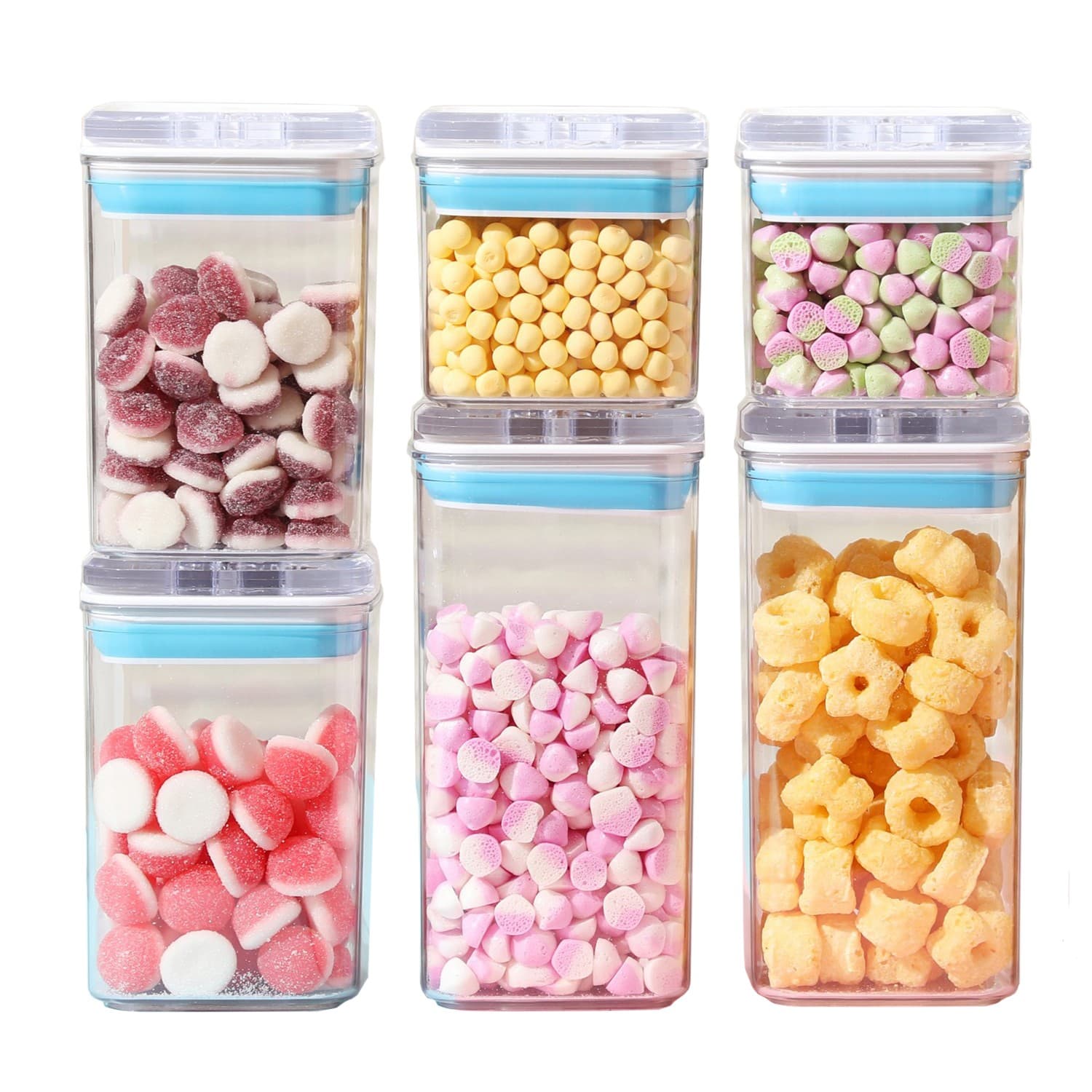 Cutii de depozitare alimentare Flippy Set din 6 Recipiente pentru cereale — imagine 1