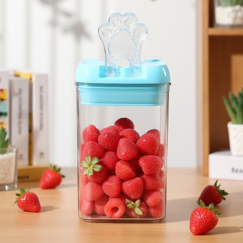 Cutii de Depozitare Alimente Set 5 Flippy Transparent PP+PET — imagine 4